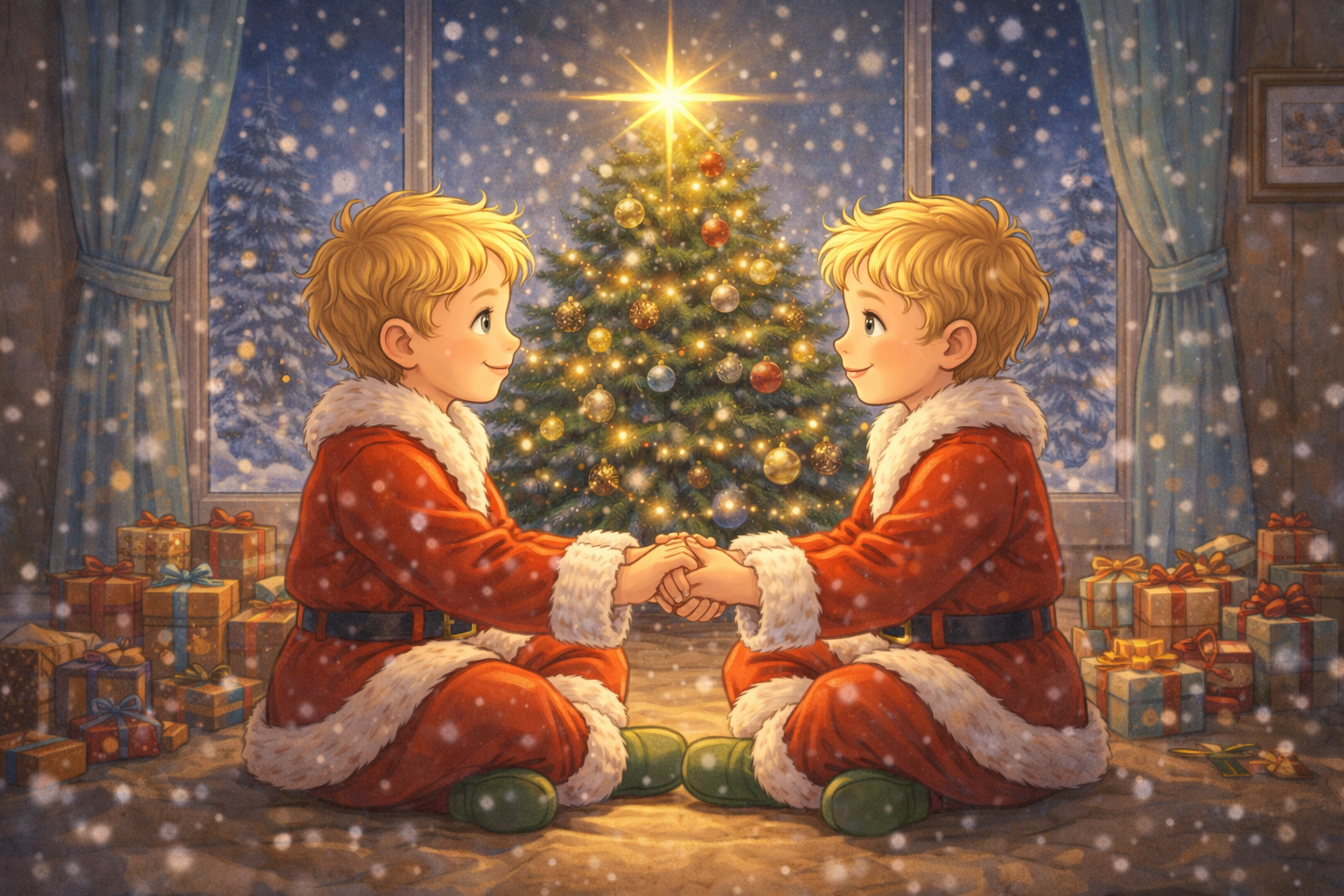 Dobro i ciepło serca w zimowy wieczór